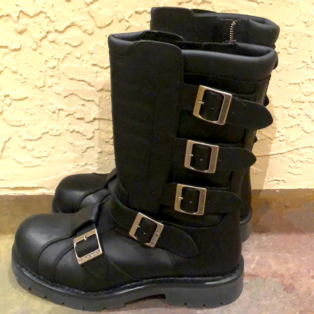 Harley Davidson Boots- only worn once!